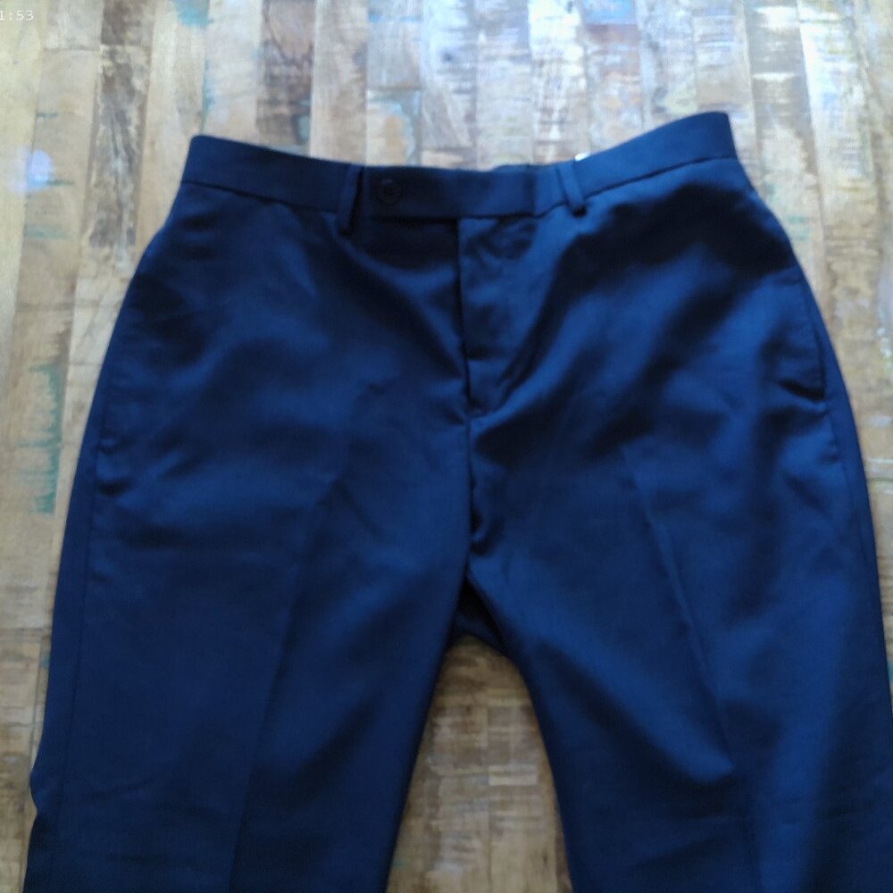 Calvin Klein Slim Fit Navy Dress Pants 34W x 29L